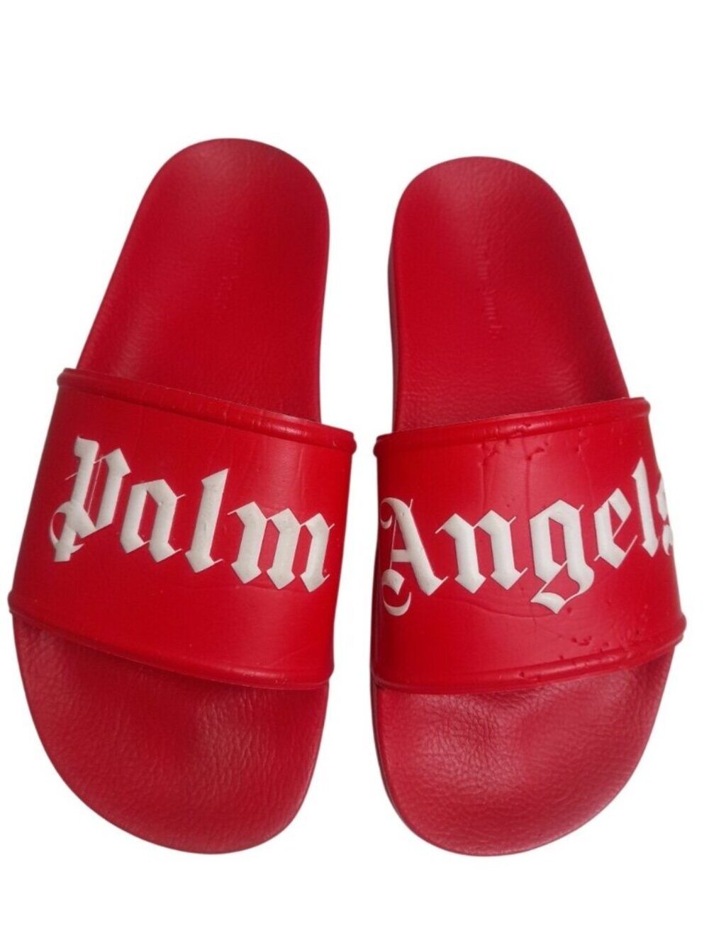 Palm Angels Red Slide Sandals